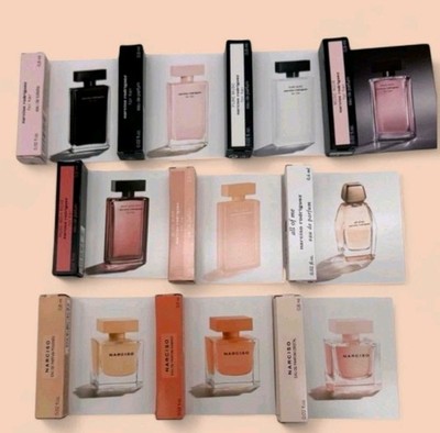 Narciso Rodriguez 10PC perfume Sample Set Brand New