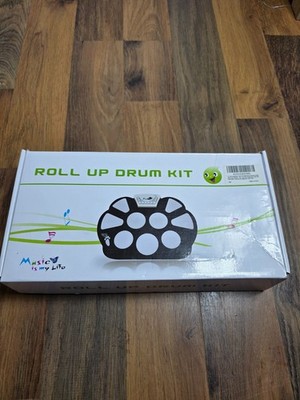 Tragbare E-Drum Digital Faltbare RollUp Drum mit 2 Fußpedalen