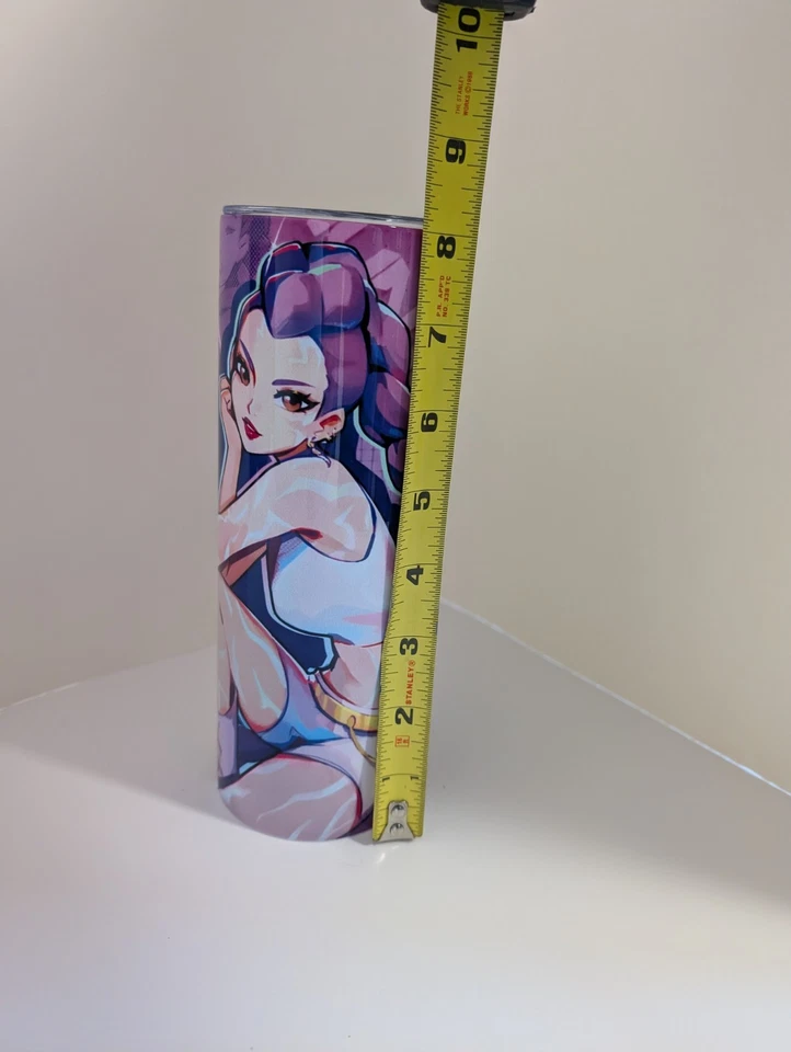 KPop Demon Hunters 8" Tumbler Cup with Lid New In Box - Image 3 of 4