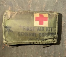 Vintage US Military First Aid Kit General Purpose With Contents 6545-919-6650