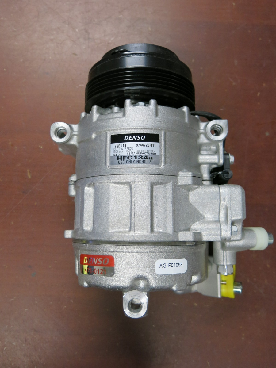 026様 DENSO Reman A/C Compressor 471-0121 / 64526904015 fits BMW E39 E38