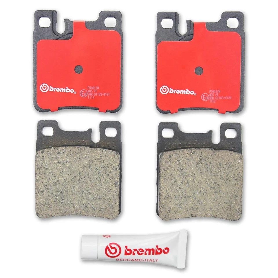 Pastillas de freno Brembo para Mercedes-Benz E430 2000-2002 delanteras + traseras de cerámica Foto 2 de 4