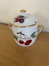 VVGC Royal Worcester Evesham Preserve Pot Lid Shape 29 Size 6 Gold Jam Marmalade