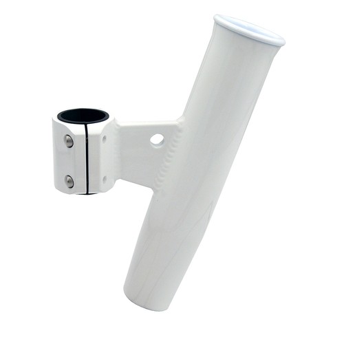 C.E. Smith Aluminum Vertical Clamp-On Rod Holder 1-2/3" OD White Powdercoat w/Sl - Picture 1 of 1