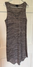 Torrid Womens Size 0 Gray Tank Dress Lace Up Grommet Neck 0295