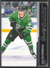 2021-22 UD Series 2 Jacob Peterson 492 Young Guns RC