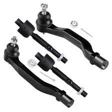 4pcs Front Suspension Kit Inner Tie Rod End Outer Tie Rod End Fit 2001-2003