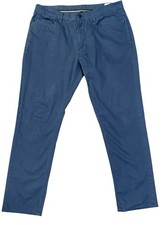 English Laundry Blue Men's 5-Pocket Pant Straight Fit Stretch Fabric Flex 34x30