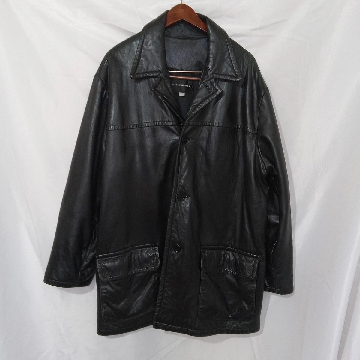 saks fifth avenue leather jacket products for sale | eBay