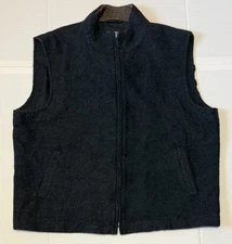 DANIEL CREMIEUX Signiture Collection - Men's Alpaca Wool Full Zip Vest - X-Large