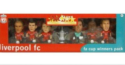Corinthian Pro Stars Liverpool 2005 FA Cup Winners 6 Pack Soccer Figures