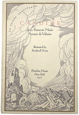 Vintage 1975 Edition Candide Voltaire Random House Hardcover Slipcase Reprint