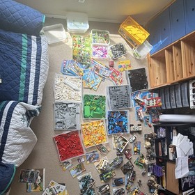 LEGO collection, instructions, no boxes, mostly fully built, sell all or some
