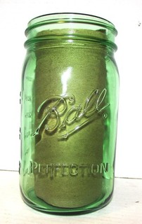 Green Ball Perfection Quart Canning Jar Large Mouth 1913 1915 Commerative