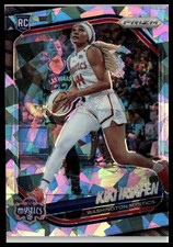 2025 Panini Prizm WNBA #72 Kiki Iriafen Ice Prizms