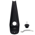 Black Fuel Console for Harley Touring FLHT 2008 2022 w/ Billet Aluminum Cap