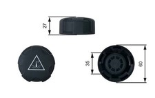 Gates RC247 Coolant Tank Cap Cooling System Fits Alpina BMW Mini Rolls-Royce