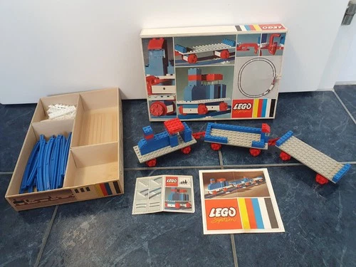 Lego System Classic Vintage Train Set 111 50's 60s Rare Old 60s Original Box Train