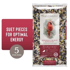Audubon Park Songbird Crunch Wild Bird Fruits And Nuts Bird Seed 5 lb