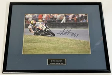 CHRIS WALKER #49 TEAM CLARION SUZUKI SUPERBIKES SIGNED FRAMED PHOTO PRINT - 2000