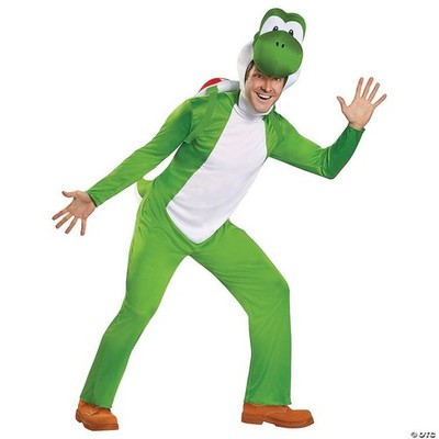Disguise Men's Yoshi Adult Costume Green, Size Adult Medium