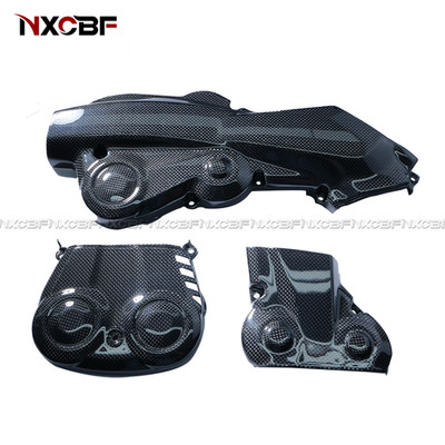 2019-2025 Hypermotard 950 SP RVE Carbon Fiber Side Cam Belt Cover Fairing