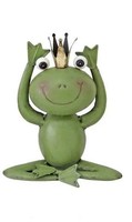 Trendline Dekofigur Frosch Metall 27 X 23 Cm GrüN Dekofigur