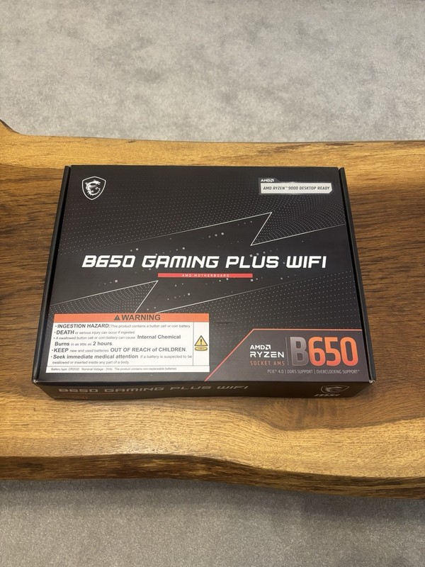 MSI B650 GAMING PLUS WIFI ATX Motherboard Socket AM5 DDR5 Gaming Wi-Fi