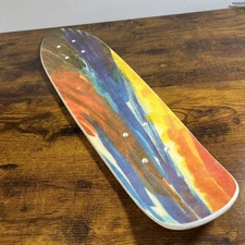 Vtg MPI sidewalk surfboard skateboard 1970s fiberglass  acid splash Board Only