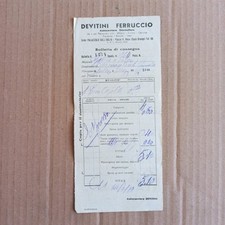 1939 Devitini Ferruccio Corriere Giornaliero Palazzolo Sull'Oglio Bolletta L428