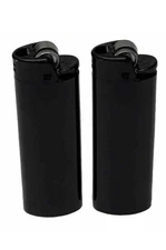 2PCS LIMITED EDITION All Black BiC Classic Lighter