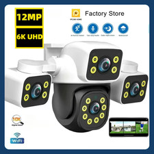 IPC360 Home 6K UHD Outdoor Wifi IP Camera 12MP Triple Lens with AI Human Detecti