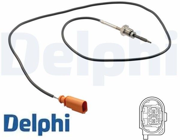 Delphi TS30248 Sensor FüR Abgastemperatur Sensor Abgastemperatur FüR VW-image