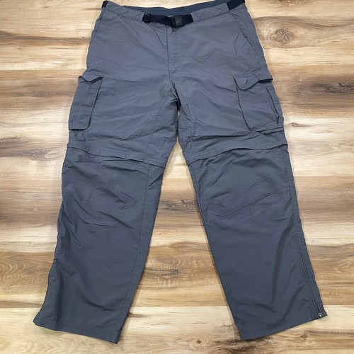 Eastern Mountain Sports Cargo Pants Mens 36S Gorpcore Nylon Convertible Hiking