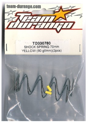 Team Durango ARRMA TD330780 Shock Spring DESC10 DEX8 DNX8 DEX8T Senton Typhon 6S
