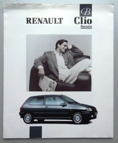 V17326 RENAULT CLIO MK1 'BACCARA' - DEPLIANT - 03/91 - 26x31 - FR - Photo 1/1