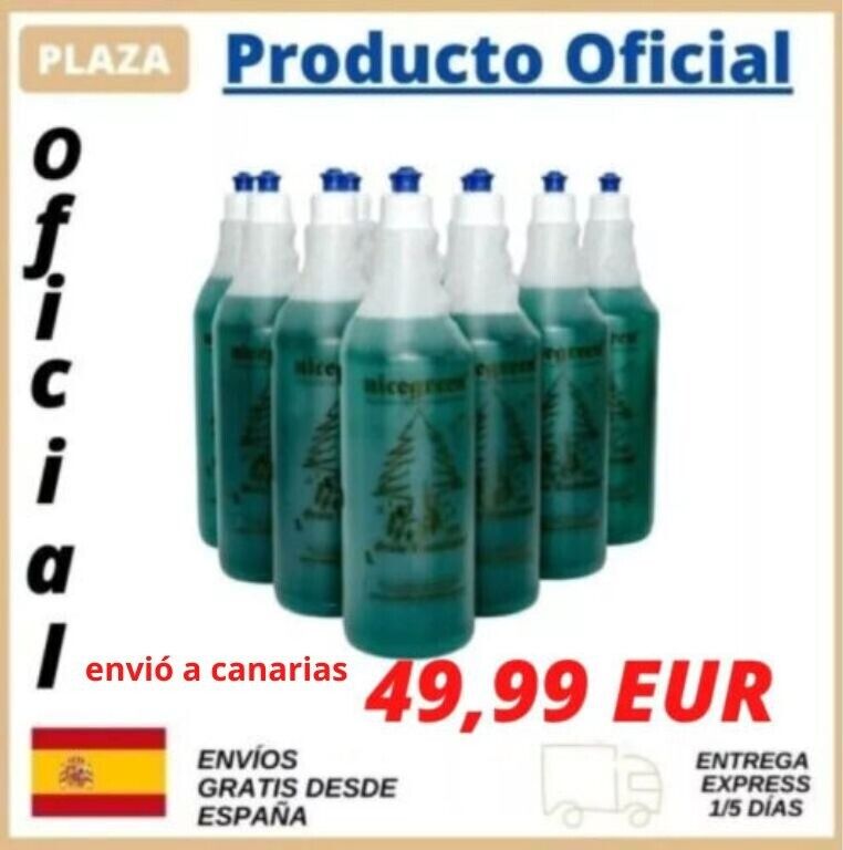 Pack De 2 Botellas LIMPIADOR NICEGREEN 1LT 100% ORIGINAL Envió 24Horas península
