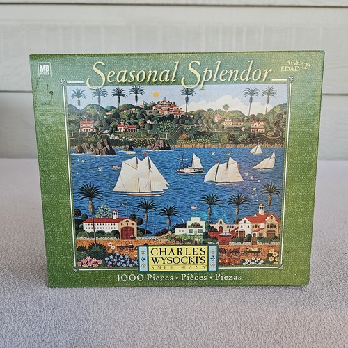 MB Puzzle Charles Wysocki Seasonal Splendor Old California 1000 PC Americana