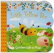 Little Yellow Bee Chunky Lift-a-Flap Bo- board book, Ginger Swift, 9781680520835