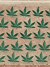 300 SMALL BAGGIES 125125 1.25" X 1.25" MINI RESEALABLE POLY BAGS GREEN LEAF