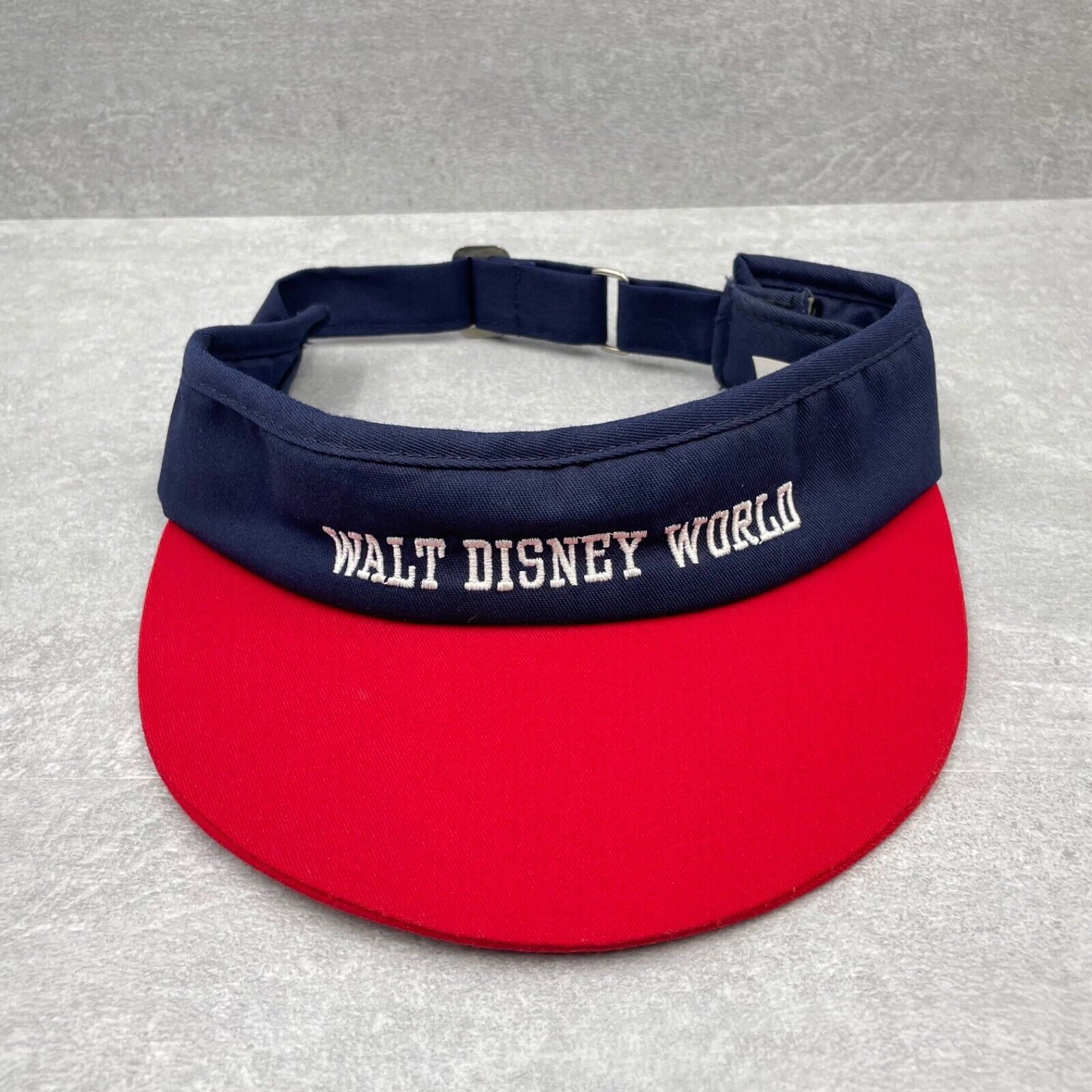 WALT DISNEY WORLD Sun Visor Hat Cap ADJUSTABLE Go… - image 1