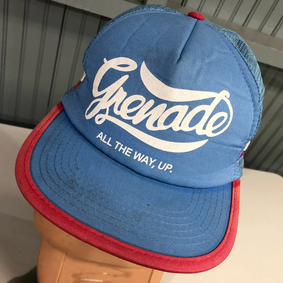 Gorra de béisbol marca Grenade All Way Up rayas laterales Snapback Foto 4 de 4