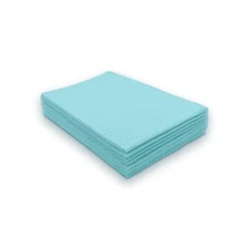 TIDI 1083 Avalon Dental Bib, Blue, 4 Layers, 13” W x 18” L (Pack of 