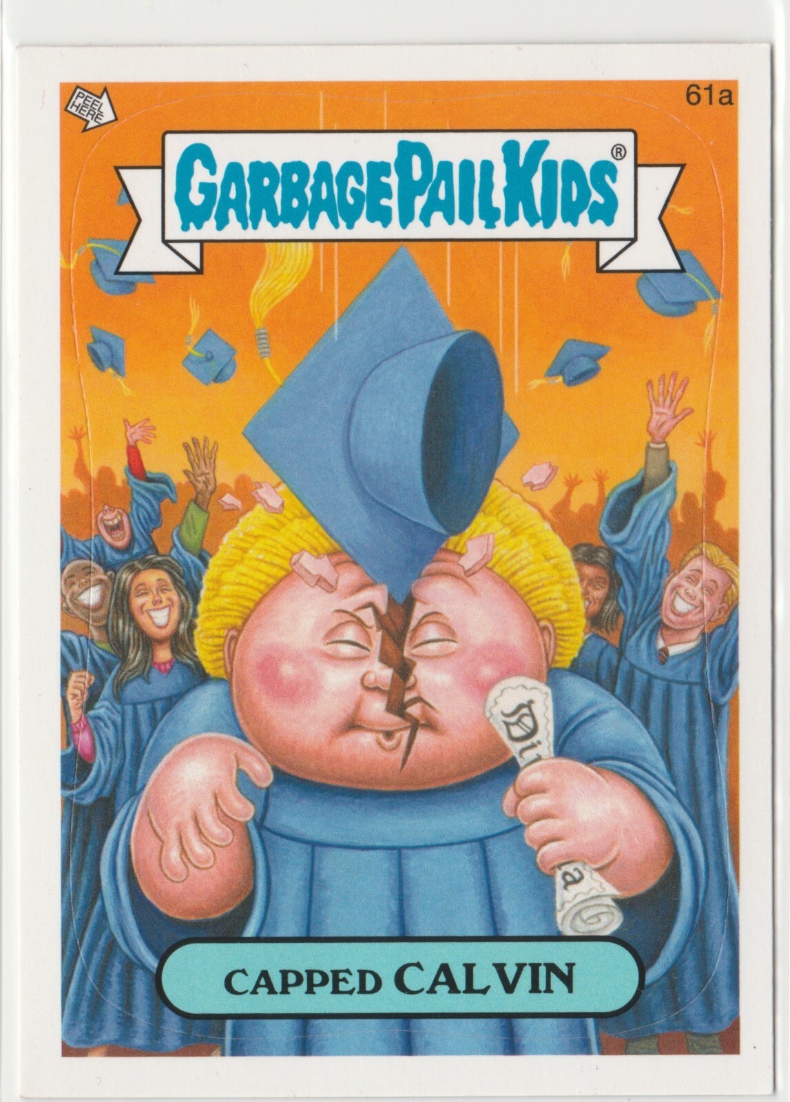 Capped Calvin #61a Garbage Pail Kids GPK 2013 Series 2 BNS2 Brand New