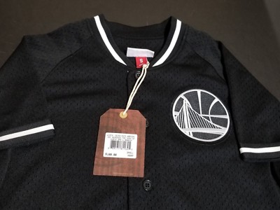 mitchell and ness warriors baseball jersey