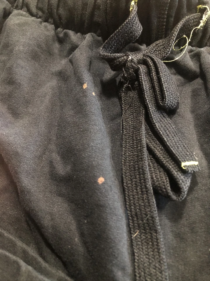 Kenneth Cole Reaction Hombres Salón Dormir Pantalones Talla L Cordón Negro Bin21 Foto 3 de 4