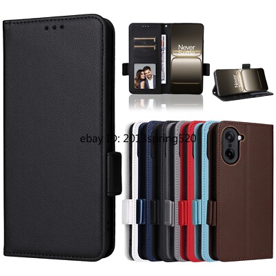 For OnePlus Nord CE5, Luxury Wallet Flip Leather Stand Card Slots Case Cover