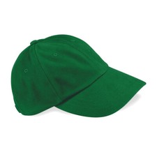 Image of Beechfield Low Profile 6 Panel HEAVY BRUSHED COTTON CAP Plain Baseball Cap Sport