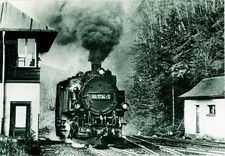 2240-Postcard Weißeritztalbahn Freital-Hainsberg-Kipsdorf99 1734 Narrow Gauge