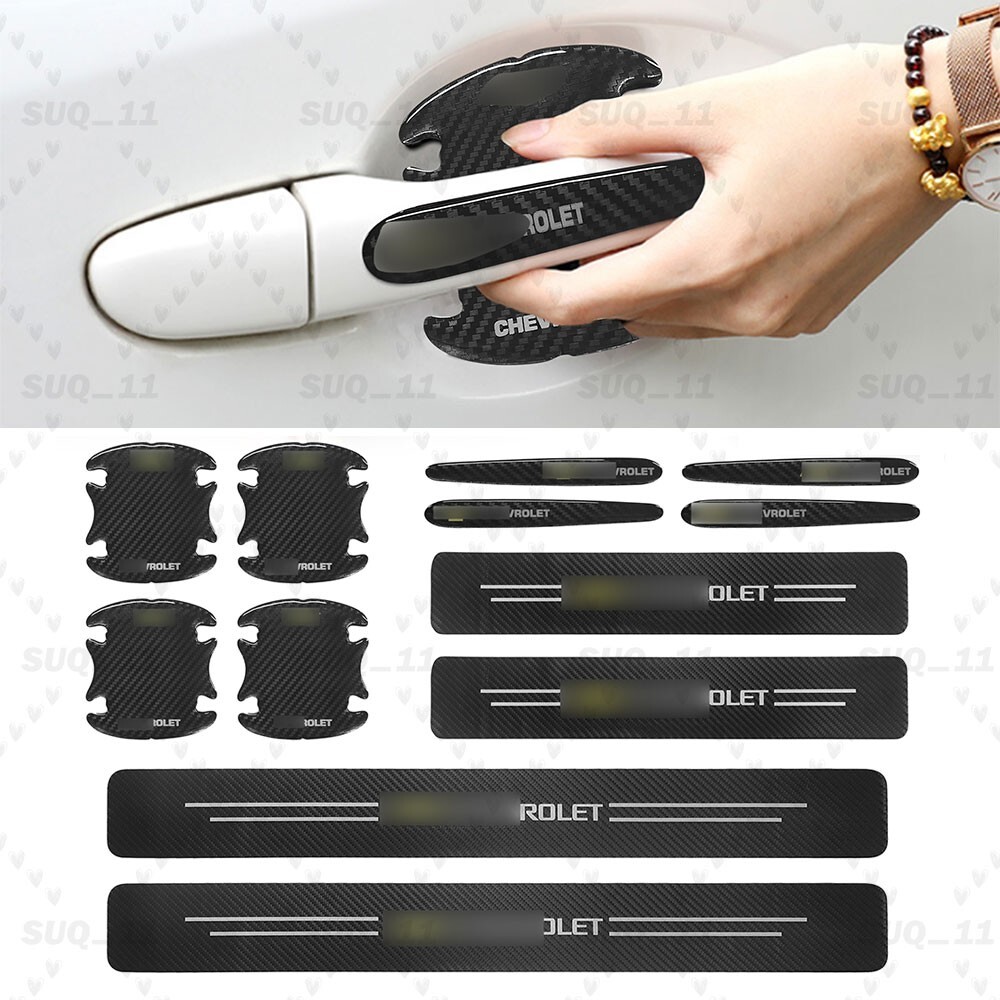 Car Door Handle Cup Protector Plate Scuff Cover for Suburban Tahoe